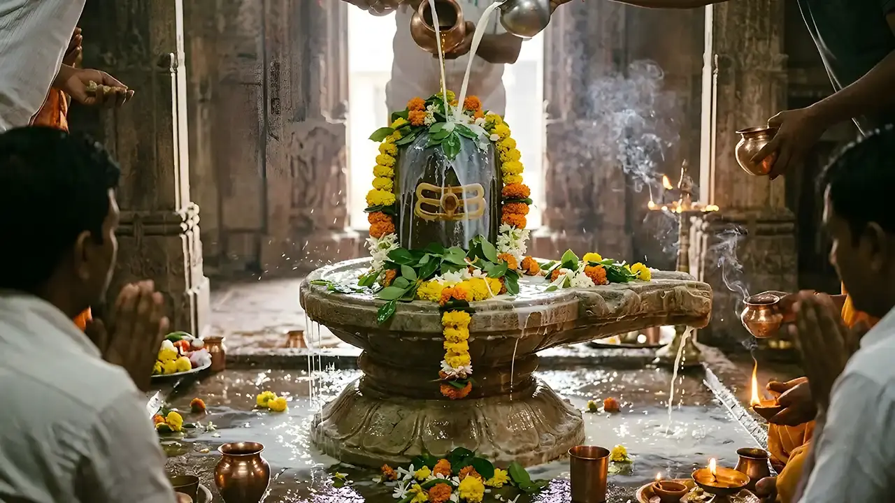 Shiv Pujan and Rudrabhishek ritual