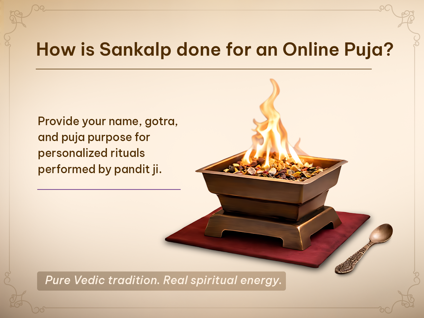 Holy offerings and Panchamrit abhishek